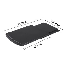 Bruvoalon Kitchen Appliance Sliding Tray, Slider for Coffee Pot, Coffee Maker, Toaster, KitchenAid Mixer, Blenders and Air Fryer, Coutertop with Rolling Wheels (1 Pack)