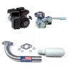 andrei-x Exhaust with Muffler for: Predator 3HP 79cc from Harbor
