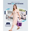 EUHOMY Countertop Ice Maker Machine with Handle, 26lbs Per Day,