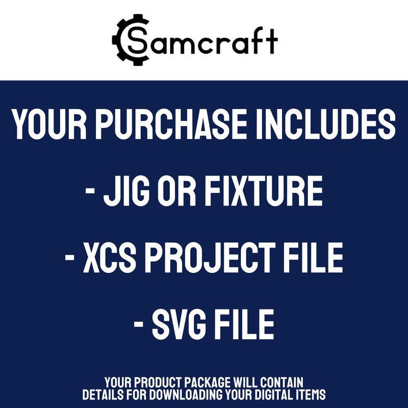 Samcraft 4-Inch Coaster Jig for xTool F1 Laser Engraver -