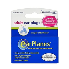 Original Child EarPlanes by Cirrus Healthcare Ear Plugs Airplane Travel Ear Protection 1 Pair, Size-Small
