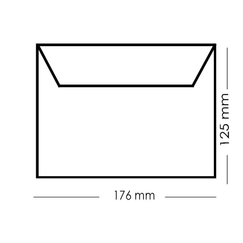 Paper24 25 Blank Folding Cards with Envelopes 120 x 170
