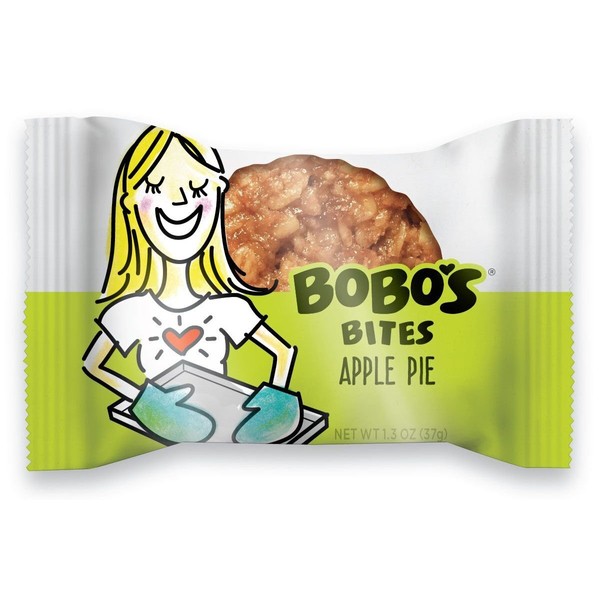 Bobos Oat Bars, Bites Oat Apple Pie, 5 Pack, 1.3 Ounce