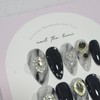 Twilight Smoke Handmade Nail Tips - Long Ballerina / 트와일라잇