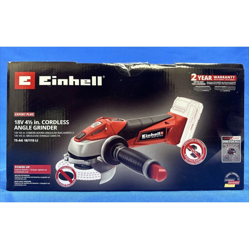 Einhell - TE-AG 18 Li Power X-Change Angle Grinder 115mm