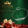 PANDA LUXURY JEWELLERY Women's Bracelet 925 Silver DNA Shiny Bracelets