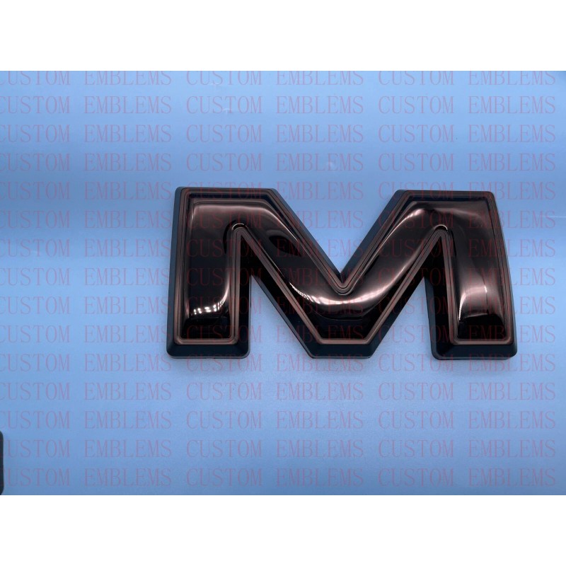 Auto Front Rear GMC Black Emblem Overlay 2019-2022 GMC Sierra
