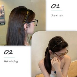 Leopard Headband Cheetah Headbands for Girls Women Hair Accessories Hair Hoop Tortoise Shell Head Band Makeup Headband Leopard Print Headband for Girls