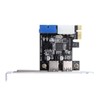 5Gbps PCI-E to USB3.0 Expansion Card, 2-Port USB 3.0 Card