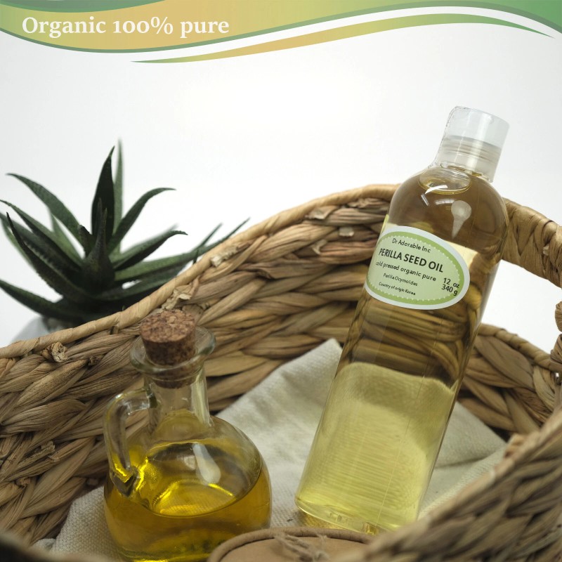 DR. ADORABLE Premium 12 Oz Perilla Seed Oil 100% Pure