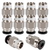 PC4-M10 Connector 10 Pieces PC4-M10 Connector PC4-M10 Pneumatic Connector PC4-M10