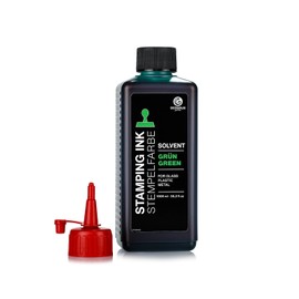 Octopus 1000 ml Solvent Stempelfarbe grün, auf Lösemittelbasis für nichtsaugende und nichtporöse Untergründe, lasierend