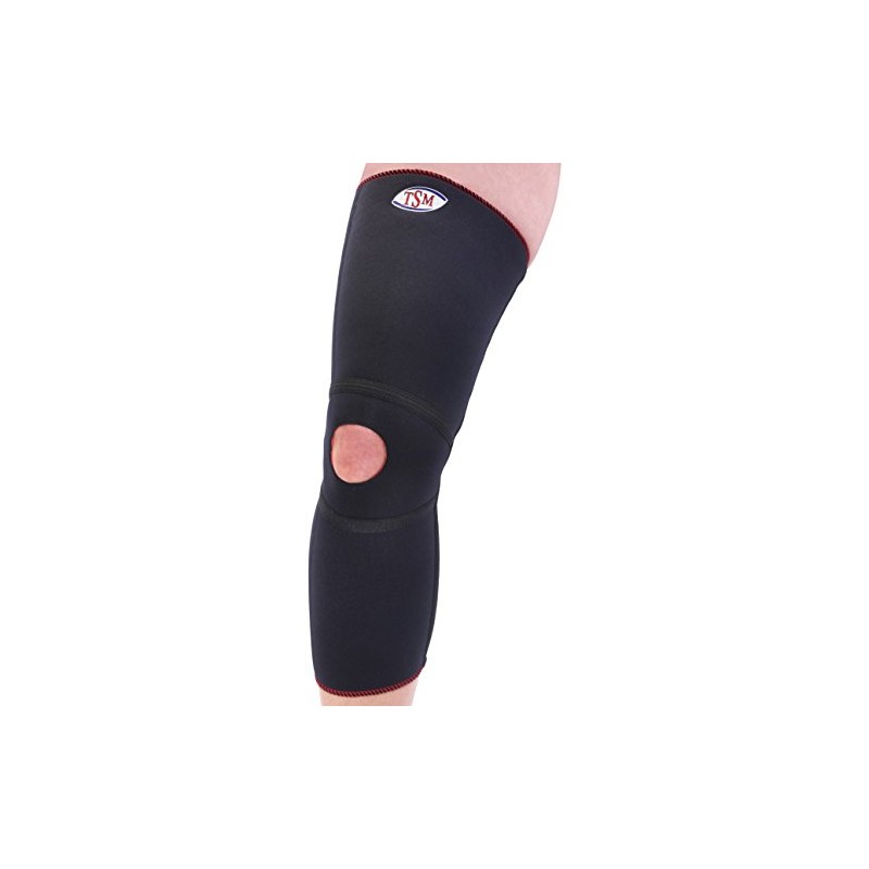 TSM Sportbandage Kniebandage aktiv lang mit Patellaaussparung, S, 2224-1
