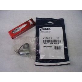 Kohler Points & Condenser ,Champion Plug forJohn Deere 110 112 120 140 210 214