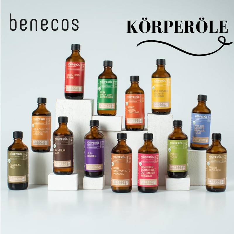 benecos Organic Body Oil Organic Macadamia Nut Oil Elegant Drops