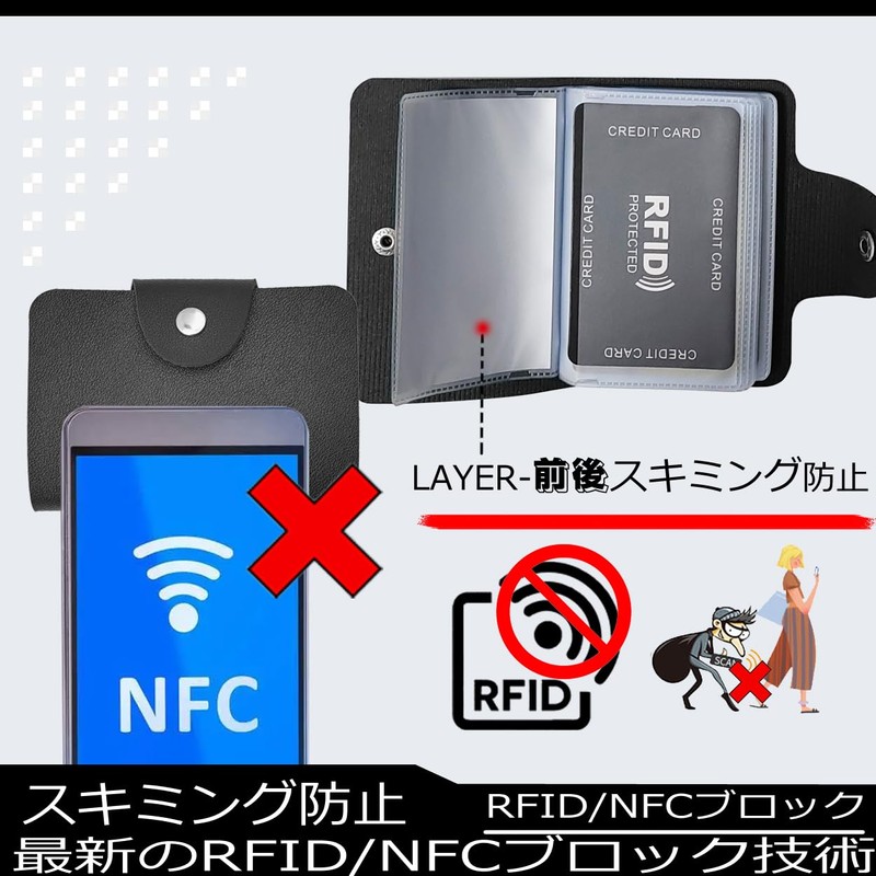 [kakatrend] Anti-Skimming RFID Card Case | Thin PU Material Holds