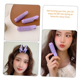 Vaguelly 10pcs Hair Roller Clips for Volume and Curls Durable Bangs Styling Accessories Lightweight Hair Volume Tool for Effortless Hairdressing and DIY Hairstyles