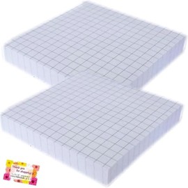 Sticky notes that can be used like a notebook! Graph Notes, Write and Do List, Great for Study and Office, Stationery Notes, 3.0 x 3.0 inches (75 x 75 mm), 100 Sheets (Set of 2)