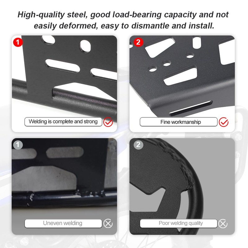 Xitomer Luggage Rack Fit for DR650 1996-2025 DR650 Motorcycle Rear