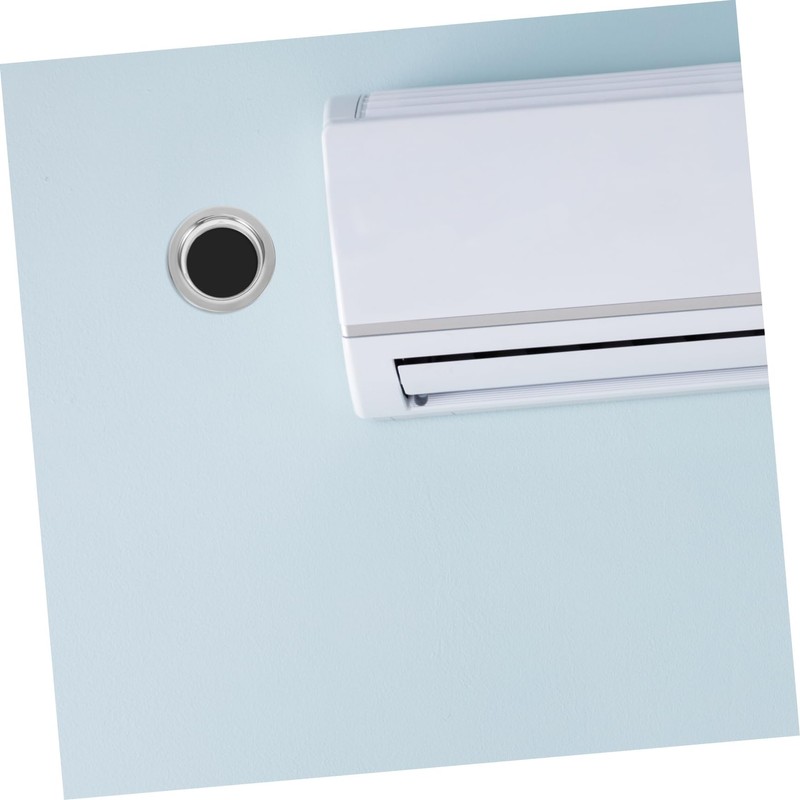 WOONEKY Stainless Steel Water Heater Hole Cover Elegant Decorative Shield