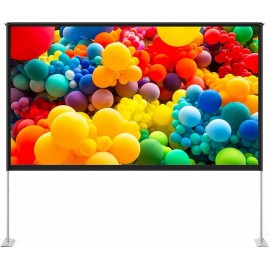 TaoTronics HP027 100" inch Projector Screen with Stand 16:9 HD Projection SB66