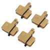 4 Pair Bike Brake Pads with Installation Tools Metal Reliable