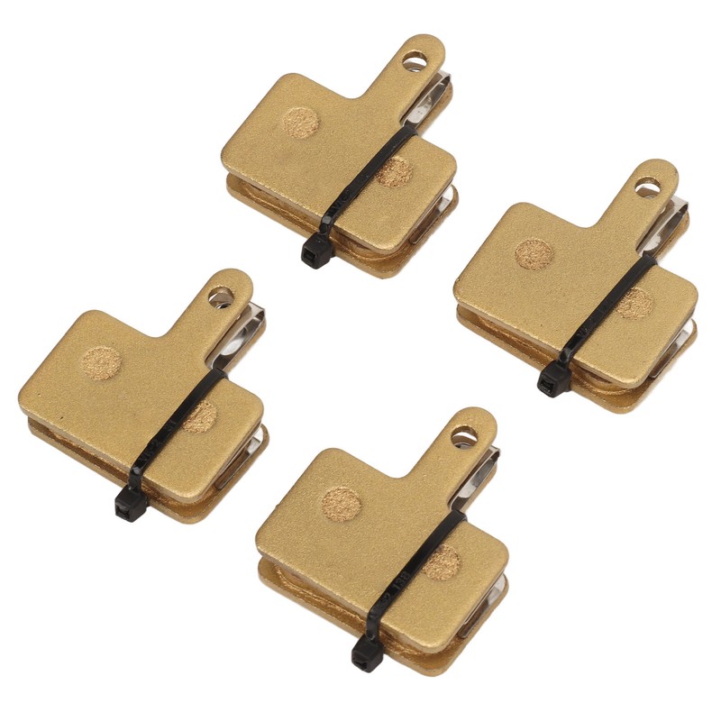 4 Pair Bike Brake Pads with Installation Tools Metal Reliable