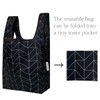 Wrapables Small JoliBag Collection Reusable Shopping Bag, Geometric