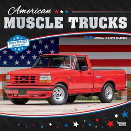 BrownTrout, American Muscle Trucks 2025 Wall Calendar