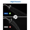 High Pressure Shower Head VMASSTONE 4.7" Rain Fixed Showerhead 7-Spray