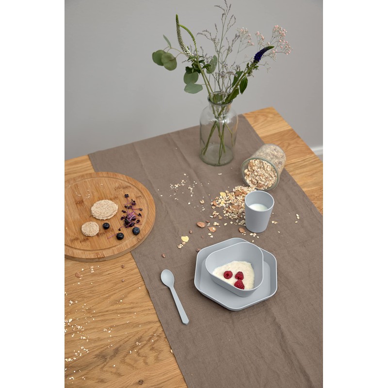 LÄSSIG Children's Bowl without Melamine, BPA-Free, Made from Biocomposite/Bowl Geo,