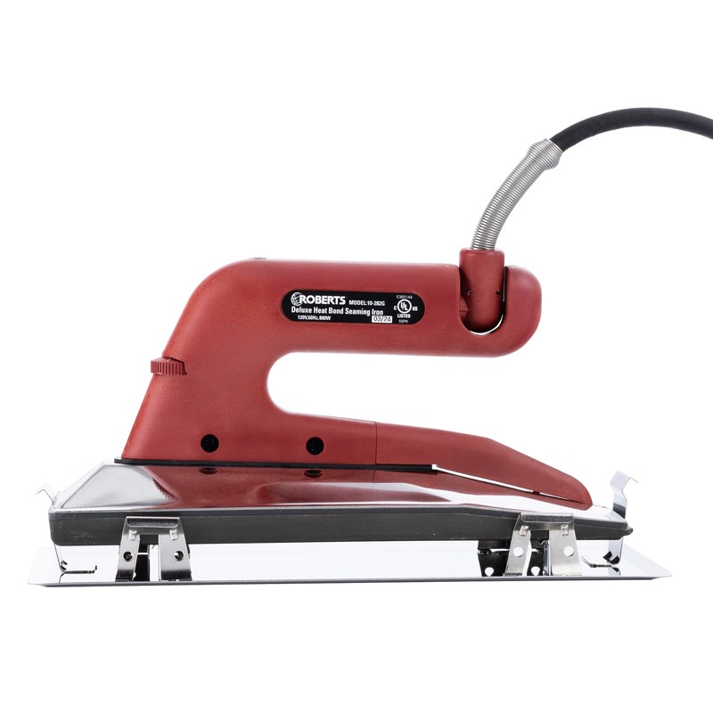 Roberts 10-282G-2 Deluxe Heat Bond Carpet Iron with Non-Stick Grooved