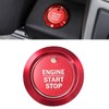 TOPKU Aluminum Engine Start Stop Push Button Cover Trim Compatible