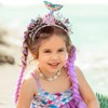 Campsis Pearl Mermaid Tail Headband Pink Sequins Mermaid Headpiece Starfish