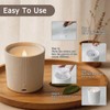 NO-Battery LED Candle Waterless Diffuser and 3D Wick and Realistic