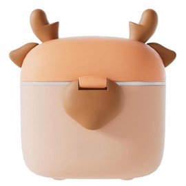 Formula Dispenser On The Go, Formula Container To Go, Formula Holder for Travel, Outdoor Picnic with  , Portable Container for Milk , Snacks, Candy, Fruits (Brown ) - Color: Dark Green, Size: Deer