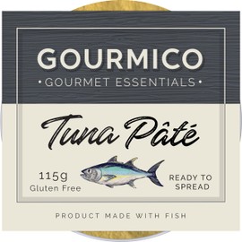 GOURMICO - Tuna Pâté, Light & Healthy, Source of Protein, Versatile Use, 115g