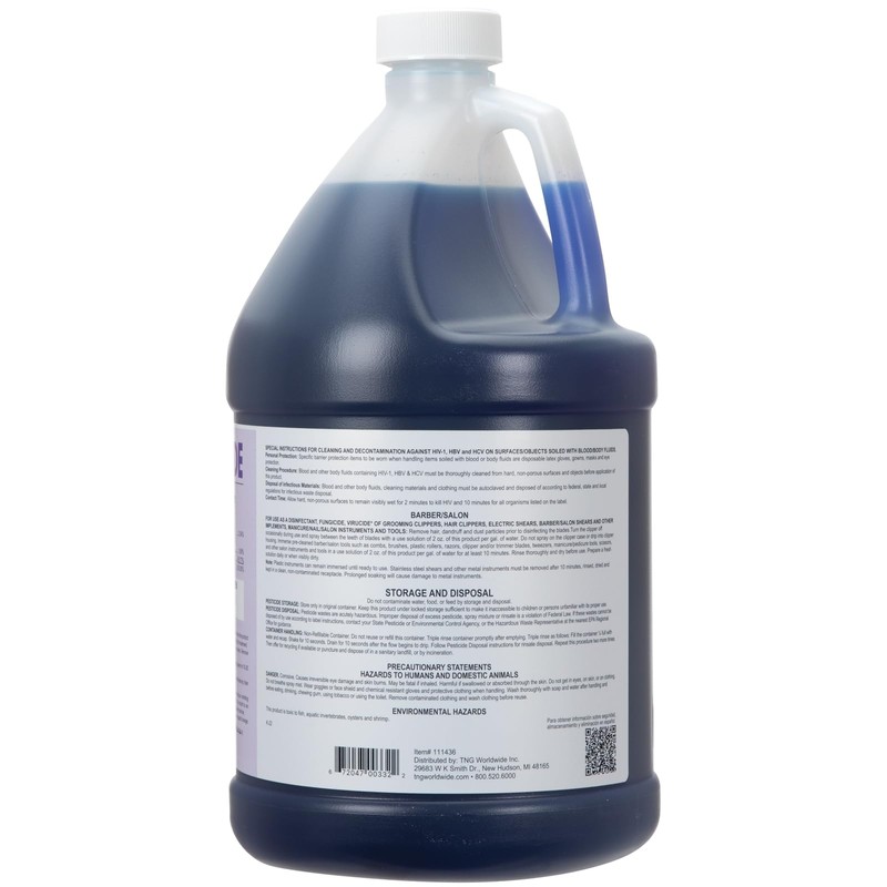 ForPro Total-Cide Disinfectant Solution, 2X Concentrated Formula, Hospital Grade Sanitizer