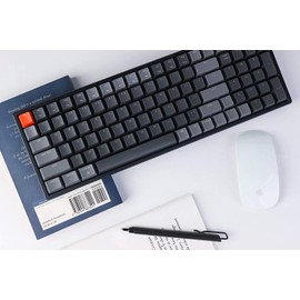 Keychron K4 Wireless Bluetooth/USB Wired Gaming Mechanical Keyboard, Compact 100 Keys 96% Layout RGB LED Backlit Gateron G Pro Red Switch N-Key Rollover, Aluminum Frame for Mac Windows, Version 2