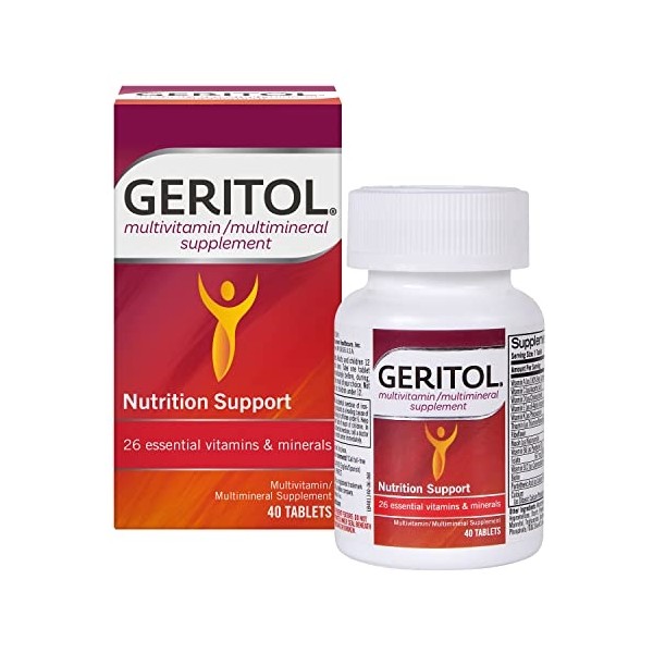 Geritol, Multivitamin Supplement, Contains B-Vitamins, Antioxidants, Vitamins C, E &