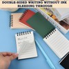 Spiral Notepads, Retro Mini Notepads, A7, 6 Pieces x 80