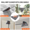 Sayene Baseboard Cleaner Tool with Handle,Wall Cleaner mop with Squeegee,