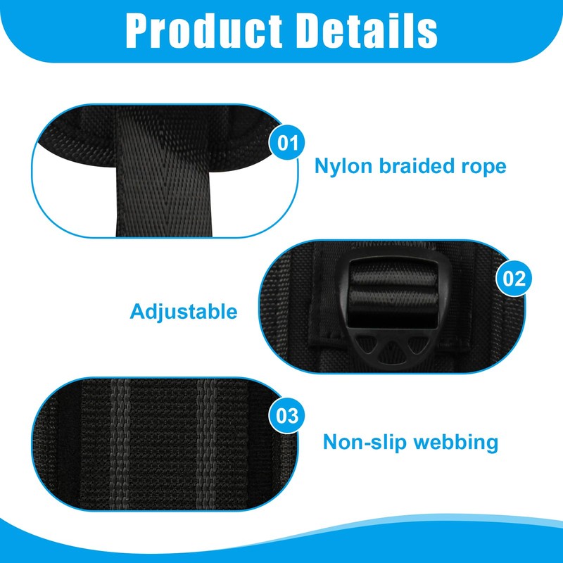 Lotnery Adjustable Hip Thrust Belt for Gym & Home with