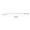 40-220 cm Motorcycle Hydraulic Pipe Braided Oil Brake Hose -