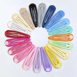20 Stück Haarspangen Mädchen, 5cm Kinderhaarspange, Metal Hair Clips, Bunte Mini für Baby Mädchen Feines Haar, Stk Haarspangen