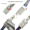 Biantie La 4-Pin LED Strip Connector for 8mm SMD RGB