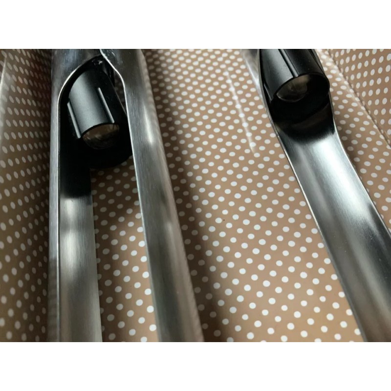 Grillight Spatula and Tong Stainless Steel LED Flashlight Built Grilling