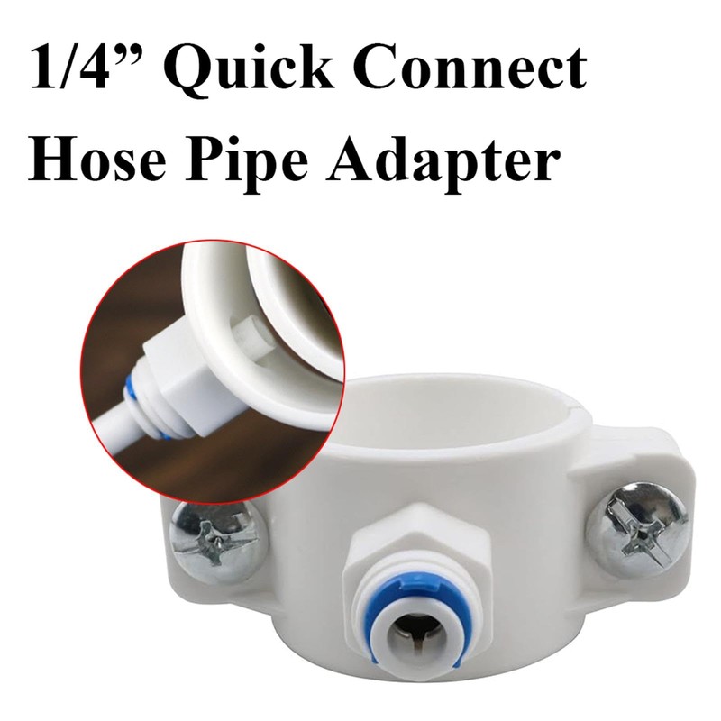 Begot 1 Pcs Water Filter Drain Saddle Valve with 1/4