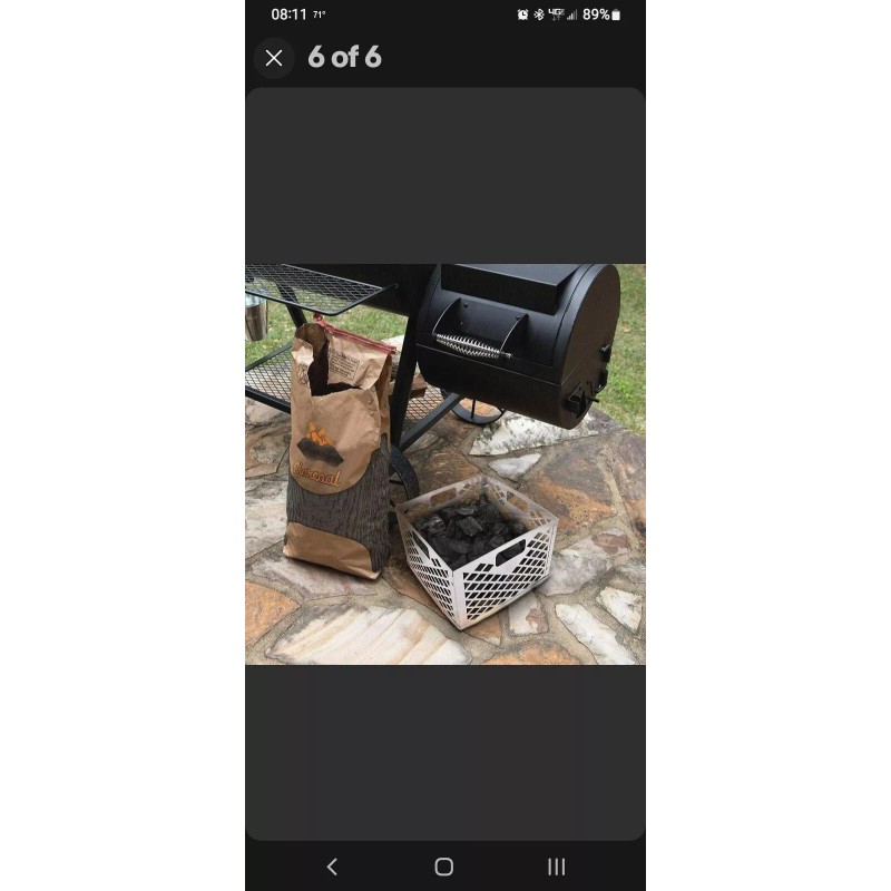 Oklahoma Joes New Oklahoma Joe's Charcoal Basket Universal Stainless Steel