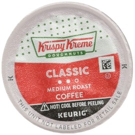 Krispy Kreme Classic, Single-Serve Keurig K-Cup Pods, Medium Roast Coffee, 24 Count